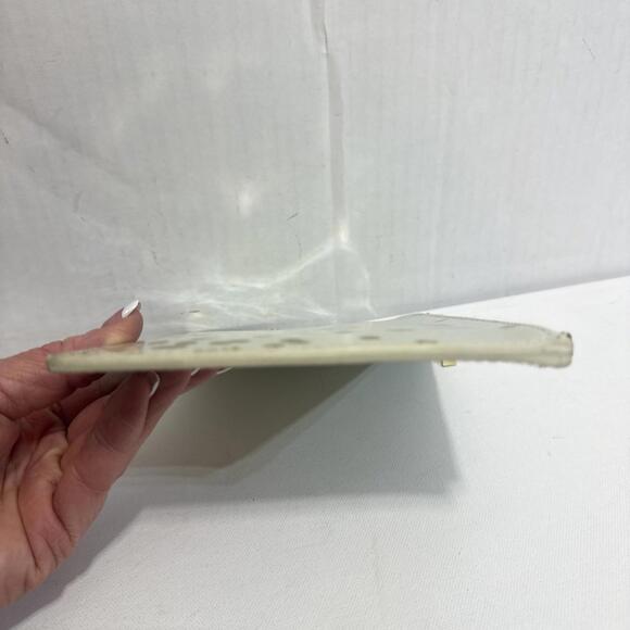 Kate Spade Pencil Pouch Polka Dot Cosmetic Case Travel Designer Cream Gold - Picture 5 of 10